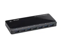 Omada Networks by TP Link 7-Ports USB 3.0 Hub with 2 Power Charge Ports (2.4A Max), Desktop, a 12V/4A Powe, image 3