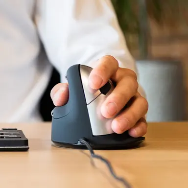 R-Go He Ergonomic Mouse, Medium (Hand Size 165-185MM), Left Handed, Wired, image 7