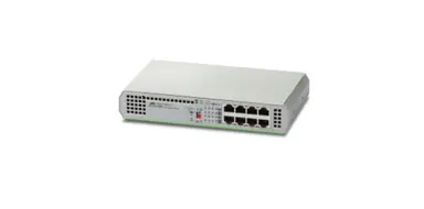 Allied Telesis 8-Port 10/100/1000TX Unmanaged Switch with External Power Supply US Power