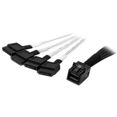StarTech.com Connect a SAS Controller to Four SATA Drives - 1M Mini SAS to SATA Cable - 1 M, image 4