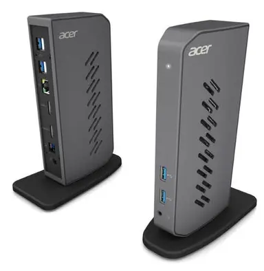Acer America Acer U301 USB 3.0 Dock Dual Display Output Fast Data Transfer USB PORTS: 1 X U
