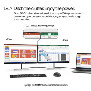 HP Sbuy S7 Pro 724PU 24 in WUXGA USB-C Monitor, image 7