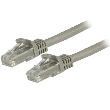 StarTech.com 1 ft Gray Cat6 Ethernet Cable Delivers Multi Gigabit 1/2.5/5GBPS & 10GBPS up to 1