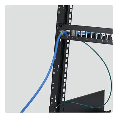 StarTech.com 24-Port 1U Blank Keystone Patch Panel with Cable Management Bar and Grounding WI, image 7
