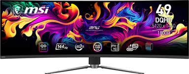 MSI Computer Mpg 491CQP Qd-Oled Monitor, image 7