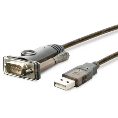Plugable Technologies Plugable USB to Serial RS-232 Adapter (5 ft) Com Retention - Windows, Mac, Linux