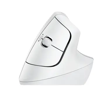 Logitech Lift for Mac Vertical Ergonomic Mouse - Off-White/Pale Gray, image 7