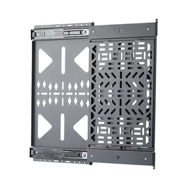 StarTech.com Wall-Mounted Media Storage Panel Keeps a/V Components Tucked Behind the TV While
