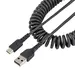 StarTech.com 3 ft USB a to C Charging Cable Coiled M/M, image 5