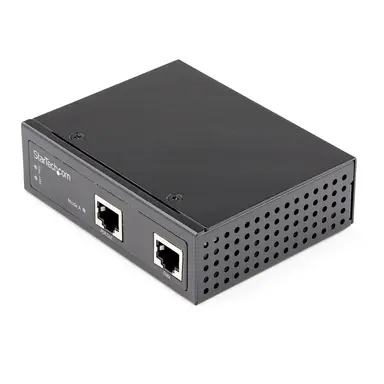 StarTech.com Industrial Gigabit Ethernet PoE Injector - Power Over Ethernet Injector - up