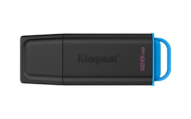 Kingston 128GB Portable USB 3.2 Gen 1 Datatraveler Exodia Black/Blue, image 2