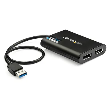 STARTECH.COM Connect Two Additional 4K 60HZ DP Displays to A Mac OR PC Through A USB 3.2 5GBP