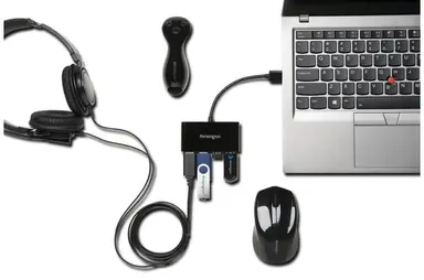 Kensington Computer UH4000 USB 3.0 4-Port Hub, image 6