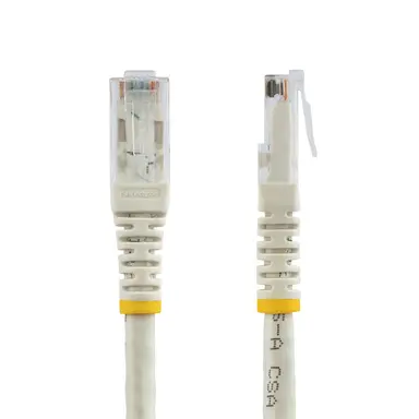 StarTech.com 10 ft White Cat6 Ethernet Cable Delivers Multi Gigabit 1/2.5/5GBPS & 10GBPS up, image 6