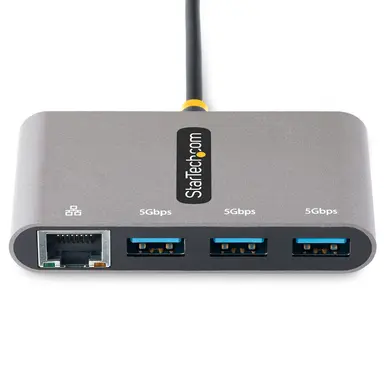 StarTech.com Portable Bus-Powered USB-C Expansion Hub with 3X USB-a Ports and GB Ethernet Net, image 7