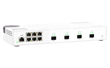 Qnap QSW-M408S 6-PORT Layer 2 Managed SWITCH. 6 X 2.5GBE (1G/100M) Ports And 4 X, image 6