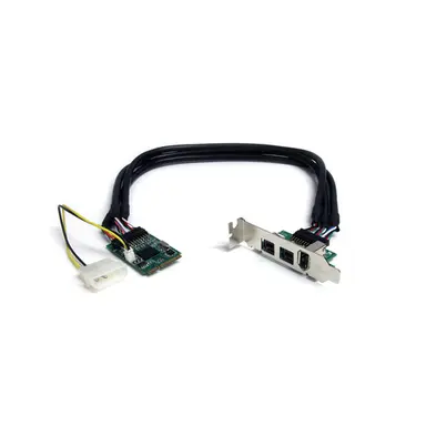 STARTECH.COM 3 Port 2B 1A 1394 Mini Pci Express Firewire Card Adapter, image 4