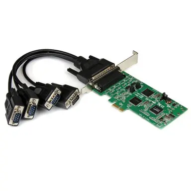 StarTech.com Add Two RS232, and Two RS422/485 Serial Ports to Your PC Through a PCI-Express