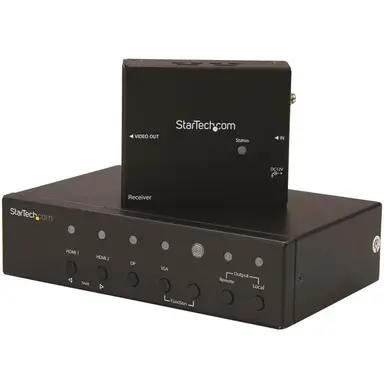 STARTECH.COM Connect Your Laptop to A Remote Display Over Standard CAT5 OR CAT6 Cabling And