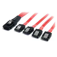 STARTECH.COM Connect A SATA/SAS Controller to 4 SATA Drives - 50CM Sasto SATA Cable - Mini SA, image 3