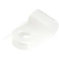 StarTech.com 100 R-Type Screw Mount Cable Clamps for Small 5MM/0.19IN Bundle Diameter - Nylon, image 3