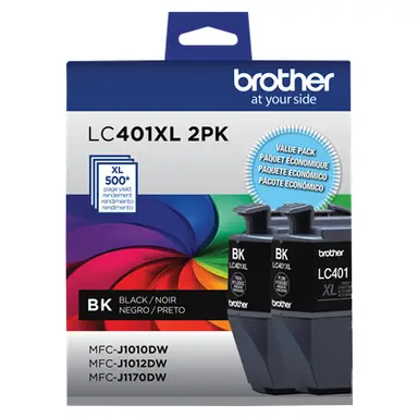 Brother International Corporat Ink Cartridge - Black - up to 500 Pages - High-Yield - MFC-J1010DW, MFC-J1012DW