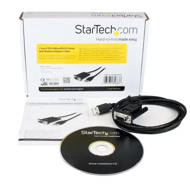 StarTech.com USB to Serial RS232 Adapter with Ftdi Chipset - Null Modem RS232 DB9 Serial, image 8