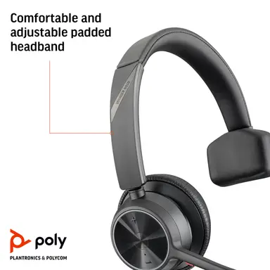 HP Poly Voyager 4310 USB-a Headset +BT700 Dongle, image 5