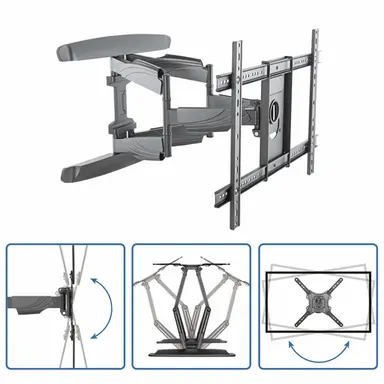 StarTech.com Adjustable TV Wall Mount Bracket for Large 70 Inch (99LB) VESA Mount Displays/CU, image 4