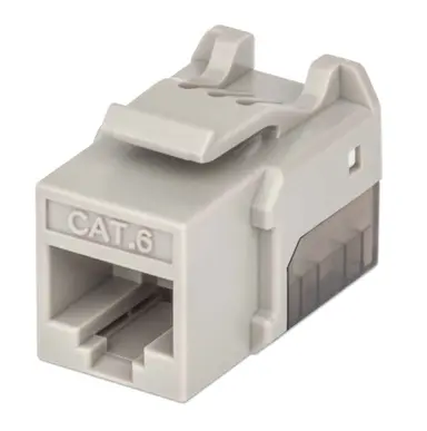 Intellinet Fastpunch Cat6 Keystone Jack UTP, Gray, image 4