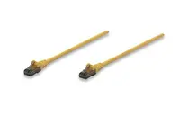 Intellinet Patch Cable Cat6 Yellow 0.5 ft Snagless Boot, image 3