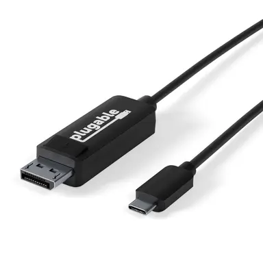 Plugable Technologies Plugable USB C to DisplayPort BI Directional Cable 6 Feet (1.8 m), up to 4K at 60