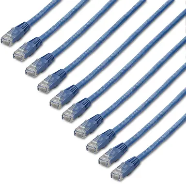 StarTech.com 1 FT. Cat6 Ethernet Cable Multipack Meets All ANSI/TIA-568-D Category 6 Patch