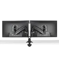 Chief Manufacturing KX Clmn Desk Mnt Dual 2L Arms Blk, image 3