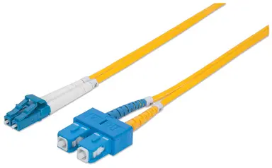 Intellinet 3M 10 ft LC/SC Single Mode Fiber Cable