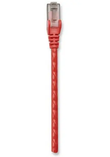 Intellinet Patch Cable Cat6 UTP Red 1 ft Snagless Boot, image 4