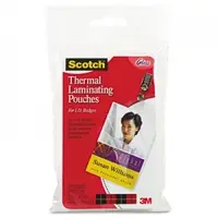 3M Display Materials And Syste Thermal Pouches ID Badge W/ Clip, image 3