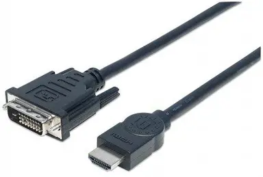 Manhattan - Strategic 15 FT HDMI M/-DVI-D/M, Dual Link