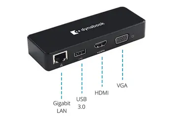 Dynabook Formerly Toshiba PC Dynabook - Travel Adapter - USB-C Left Connector - Male Left Gender, image 6