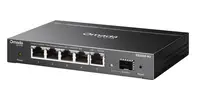 Omada Networks by TP Link Omada 5-Port 2.5G Easy Managed Switch. Ports: 5 2.5G RJ45, 1 10G SFP+. Spec: Fan, image 3