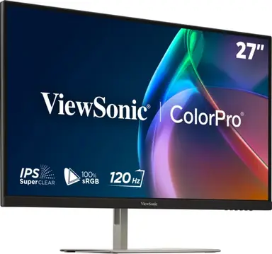 ViewSonic VP Series 27" 120Hz 2K QHD Pantone Validated 100% sRGB & Factory Calibrated Monitor with 90W USB-C, image 5