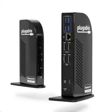 Plugable Technologies Plugable 14-in-1 USB C Docking Station 4X HDMI Quad Dock with 100W Charging, H, image 2