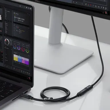 StarTech.com 2 ft (60cm) 40Gbps USB4 Extension Cable, Thunderbolt 4 Compatible, 240W Charging, 8K 60Hz/4K 240Hz, USB-C Extender Cord, DP2.1 Type C Male to Female, MacBook, iPhone, iPad, image 6