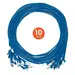 Intellinet Cat6 U/UTP Slim Network Patch Cable, 20 FT., Blue, 10-Pack, image 5