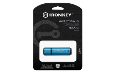 Kingston 256GB Ironkey Vault Privacy 50 AES-256 Encrypted, Fips 197, image 2