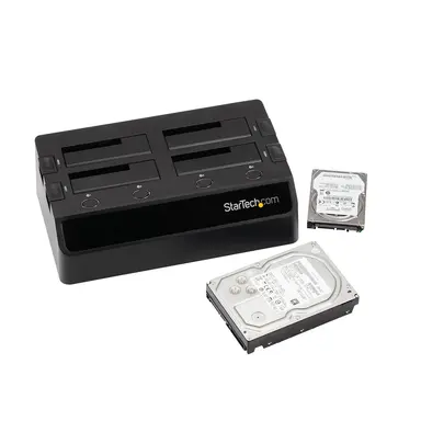 STARTECH.COM Quad-Bay Hard Drive Dock for 2.5 / 3.5 SATA DRIVES; SATA Iii (6.0 GBPS); USB 3.2, image 8