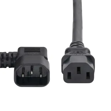 StarTech.com 6 ft (1.8 m) Heavy Duty Power Extension Cord, Right Angle IEC 60320 C14 to Straigh, image 8