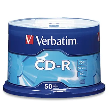 Verbatim Americas CD-R 700MB 52X 50PK Spindle, image 4
