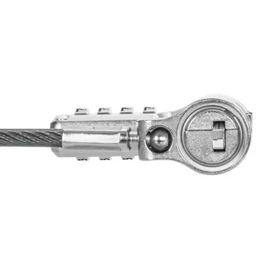 Targus Defcon Ultimate Universal Resettable Combination Lock, Retail Silver, image 4