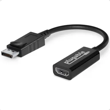 Plugable Technologies Active DisplayPort to HDMI Adapter- Driverless , Connect Any Displayport-Enabled